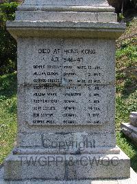 Hong Kong Cemetery - Eccles, John